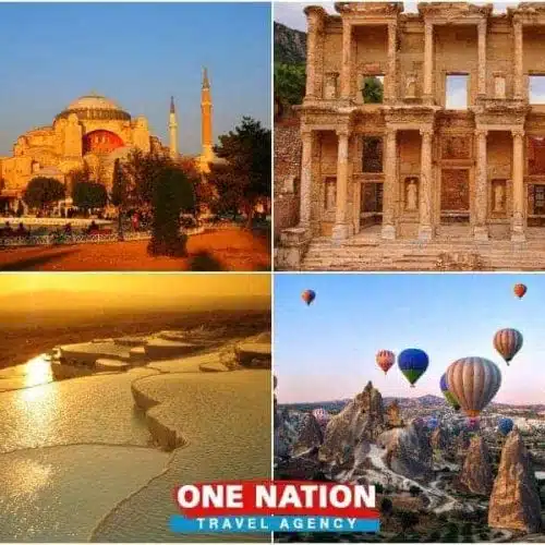 Explore Turkey's wonders with a 10-day tour of Istanbul, Cappadocia, Pamukkale, Ephesus, Priene, Miletus, and Didyma.