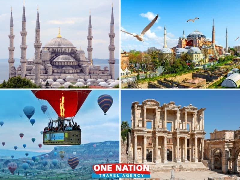 7-day Istanbul, Cappadocia, and Ephesus tour package showcasing Turkey's iconic sites, cultural experiences, and historical landmarks.